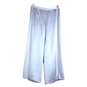 Couture woman’s Satin Wide Leg Pant by Designer Letizia Alta Moda Size 14 Plus